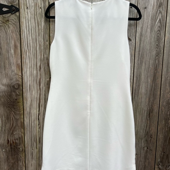 Lauren Ralph Lauren White Sleeveless Floral Women’s Shift Dress Sz 8 - Picture 13 of 14